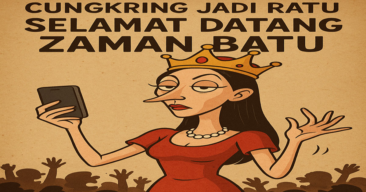 Cungkring Jadi Ratu Selamat Datang Zaman Batu