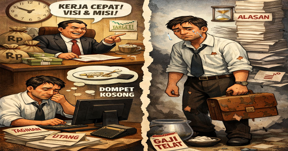 Gaji Pegawai Telat Siapa Yang Hebat