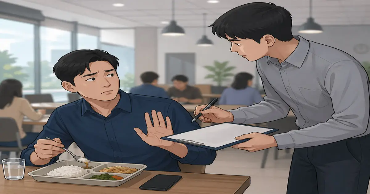 Zero Etika Memaksa Seseorang Untuk Tanda Tangan Disaat Santap Siang