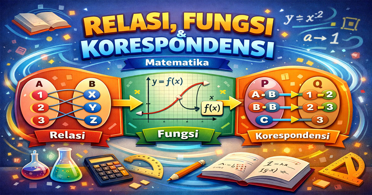 Ringkasan Materi Relasi Fungsi Dan Korespondensi